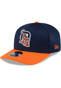 New Era Detroit Tigers Jersey Mesh 9SEVENTY Stretch Snap Adjustable Hat - Navy Blue