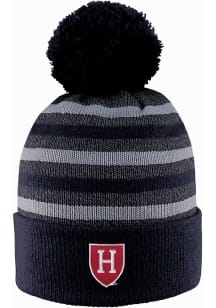 LogoFit Harvard Crimson Black Doc Marled Mens Knit Hat