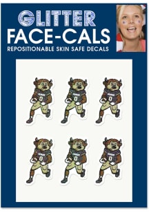 Colorado Buffaloes 6pk Glitter Tattoo