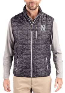 Cutter and Buck Northwestern Wildcats Mens Purple Rainier PrimaLoft Printed Sleeveless Jacket