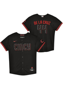 Elly De La Cruz # Cincinnati Reds Boys BLACK City Connect Limited