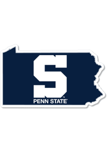 Penn State Nittany Lions 2" PSU State Dizzler Stickers - Navy Blue