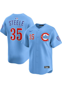 Justin Steele Nike Chicago Cubs Mens Light Blue Alternate Limited Baseball Jersey