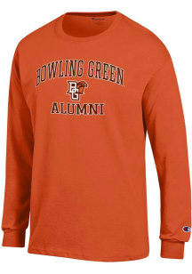 Champion Bowling Green Falcons Orange Mascot Alumni Jersey Long Sleeve T Shirt