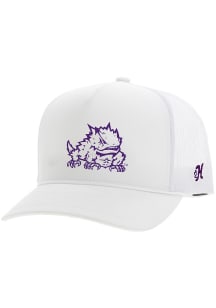 Hooey TCU Horned Frogs Horned Frog Adjustable Hat - White