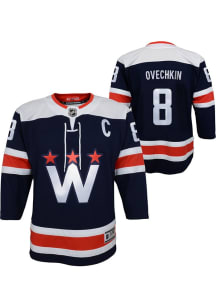 Alex Ovechkin  Washington Capitals Youth Navy Blue Premier Third/Alt Hockey Jersey