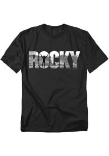 Philadelphia Black Rocky Poster Logo Short Sleeve T Shirt