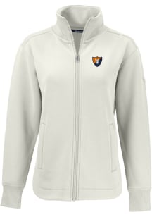 Cutter and Buck Illinois Fighting Illini Womens White Vault Roam Light Weight Jacket