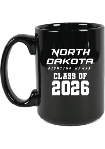 North Dakota Fighting Hawks Class of 2026 El Grande Ceramic Mug - Black