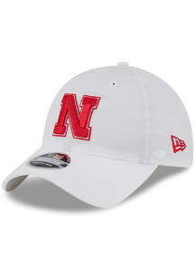 New Era Nebraska Cornhuskers 920SS Ripstop Adjustable Hat - White