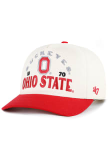 47 Ohio State Buckeyes Arcitext Hitch RF Adjustable Hat - Natural