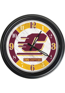 Central Michigan Chippewas Outdoor LED Wall Clock
