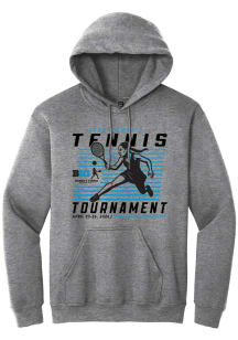 Summit Sportswear Big Ten Mens Graphite 2026 Women's Tennis Tournament Long Sleeve Hoodie
