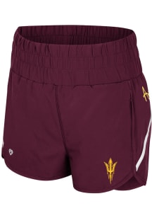 Colosseum Arizona State Sun Devils Womens Maroon Levitation Shorts
