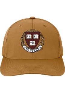 Legacy Harvard Crimson Back Nine Adjustable Hat - Brown