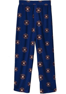Houston Astros Youth Navy Blue All Over Sleep Pants