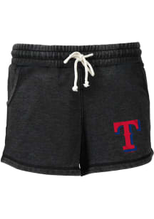 New Era Texas Rangers Womens Charcoal Rally Shorts
