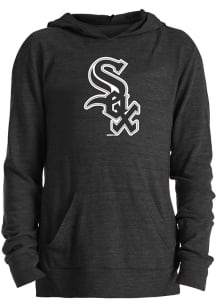 New Era Chicago White Sox Girls Black Primary Logo Long Sleeve Hooded Sweatshirt