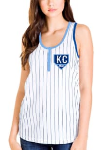 New Era Kansas City Royals Womens White Racer Tank Top