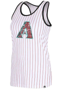 New Era Arizona Diamondbacks Womens White Racerback Tank Top