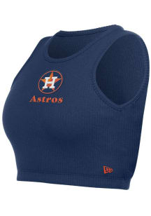 New Era Houston Astros Womens Navy Blue Halter Tank Top