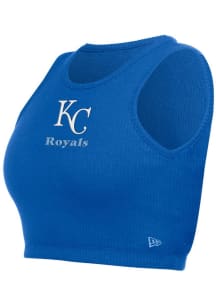 New Era Kansas City Royals Womens Blue Halter Tank Top