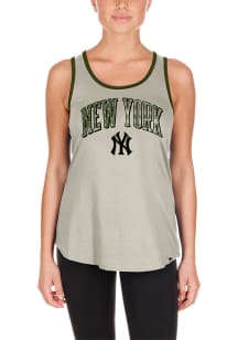 New Era New York Yankees Womens White AFD Tank Top