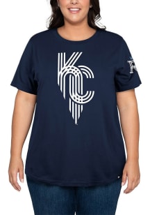 New Era Kansas City Royals Womens Navy Blue City Connect Short Sleeve T-Shirt