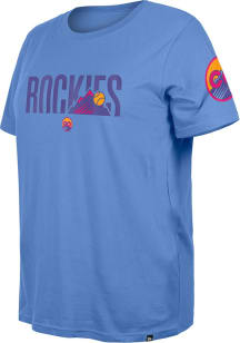 New Era Colorado Rockies Womens Light Blue City Connect Short Sleeve T-Shirt