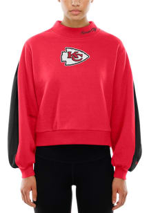 New Era Kansas City Chiefs Womens Red Sport Crew Sweatshirt