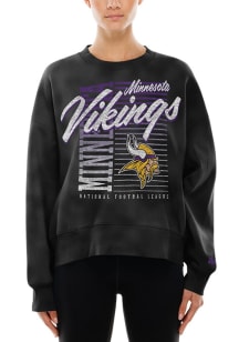 New Era Minnesota Vikings Womens Purple Throwback Crew Sweatshirt