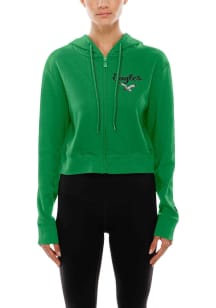 New Era Philadelphia Eagles Womens Kelly Green Sport Long Sleeve Full Zip Jacket