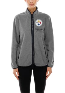 New Era Pittsburgh Steelers Womens Grey Sport Light Weight Jacket