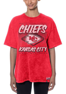 New Era Kansas City Chiefs Womens Red Throwback Short Sleeve T-Shirt