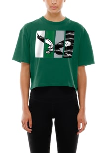 New Era Philadelphia Eagles Womens Kelly Green Sport Short Sleeve T-Shirt