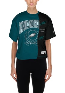 New Era Philadelphia Eagles Womens Kelly Green Team Short Sleeve T-Shirt
