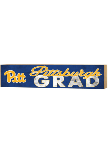 KH Sports Fan Pitt Panthers 3x13 Block Sign Grad Sign - Blue