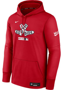 Nike Chicago White Sox Mens Red Authentic Collection City Connect Hood