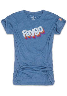 The Mitten State Michigan Womens Navy Blue Faygo Flavors Short Sleeve T-Shirt