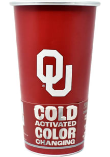 Oklahoma Sooners 20oz Color Changing Tumbler - Maroon
