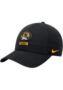 Nike Missouri Tigers Football Club Cap Adjustable Hat - Black