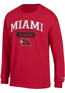 Champion Miami RedHawks Red Pill Alumni Jersey Long Sleeve T Shirt