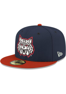 New Era Arizona Wildcats Mens Navy Blue 59FIFTY Fitted Hat