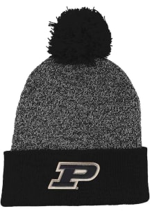LogoFit Purdue Boilermakers Black Rooney Mens Knit Hat