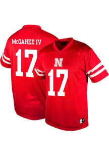 Genuine Collective Nebraska Cornhuskers Red NIL Football Jersey