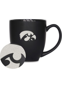Iowa Hawkeyes Bistro Ceramic Mug - Black