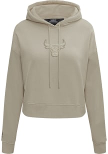 Pro Standard Chicago Bulls Womens Brown Neutral Hooded Sweatshirt