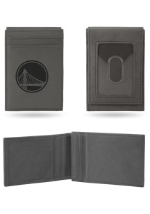 Golden State Warriors Laser Engraved Mens Bifold Wallet