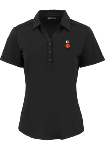 Cutter and Buck UCF Knights Womens Black Vault Forge Eco Polo Short Sleeve Polo Shirt