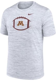 Nike Minnesota Golden Gophers White Primary Logo Short Sleeve T Shirt